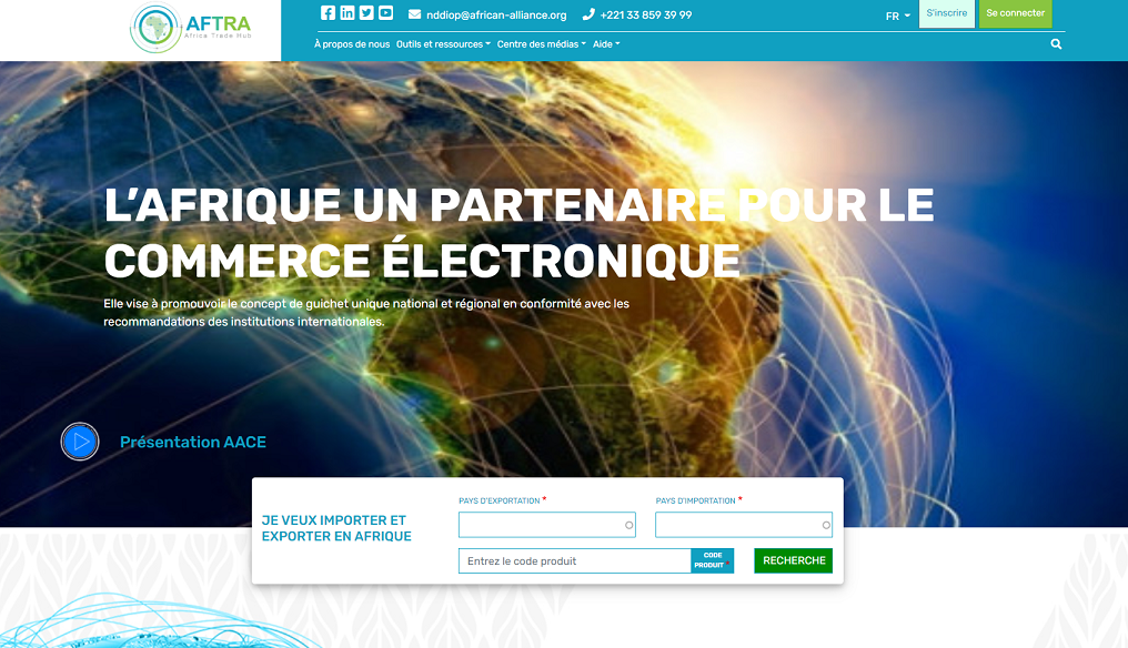 Commerce électronique: lancement officiel de la plateforme digitale AFRICA E-TRADE HUB «AFTRA»